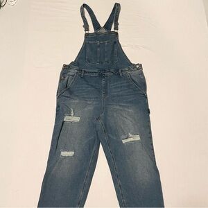 Refuge Denim Overalls Womens Size XL
